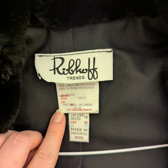 NEED GONE- Vintage Ribkoff Jacket - Picture 6 of 9